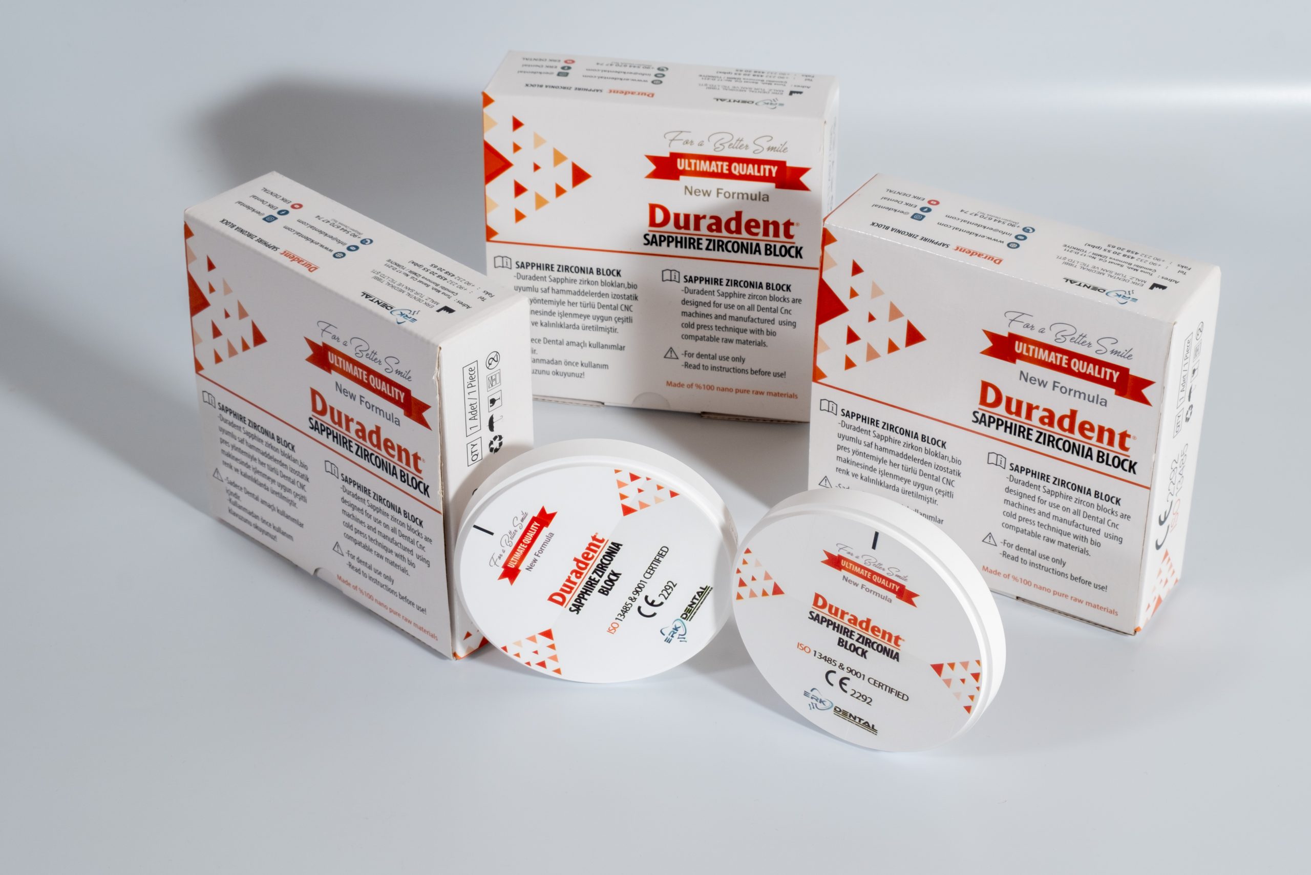 Duradent Sapphire Zirconia Multy Layer Block